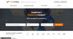 Desktop Screenshot of clicktrans.pl
