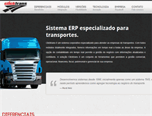 Tablet Screenshot of clicktrans.com.br